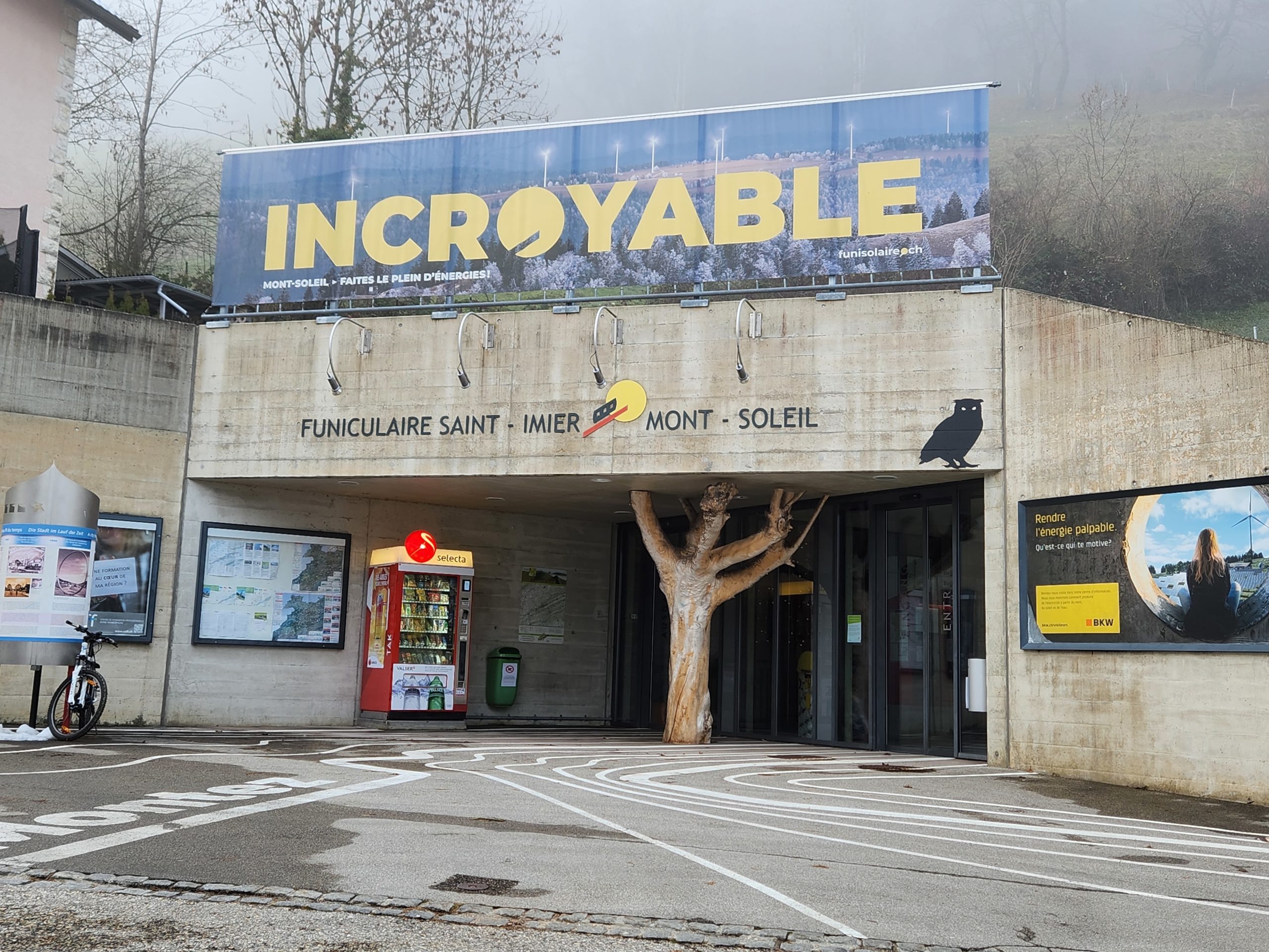 Funiculaire de Mont Soleil à Saint-Imier, Jura bernois